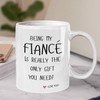 Funny Fiance Gift - Valentines Gift For Him Mug Set