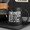 Funny Mechanical Engineer Coffee Mug for Gifts: Movie Coffee Mug with Engineer Students and Graduating Gift Engineering