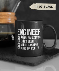 Funny Mechanical Engineer Coffee Mug for Gifts: Movie Coffee Mug with Engineer Students and Graduating Gift Engineering