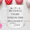 Funny Snoring Partner Personalised Couple Mug for Husband or Fiancee