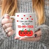 Funny Tomato Mug Set - I Love You From My Head To My Tomatoes, Perfect Valentine's Day Gift for Her or Him