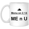 Funny Valentine Mug Set - Menu For 2-14 Valentine's Mug, Perfect Gift for Her or Him