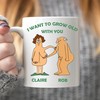 Funny Valentine's Gift - I Want To Grow Old With You Mug with Double Capacity