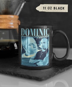 Furious Vintage 90's Dominic Toretto Coffee Mug | The Fast and The Furious Homage Mug | Perfect Gift for Fans