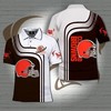 Gear Up For Game Day With Cleveland Browns Nfl American Football 3D Polo Shirt