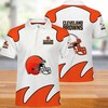 Get Classic With Cleveland Browns White Polo Shirt