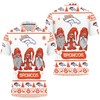 Get Festive With Christmas Gnomes Denver Broncos 3D All Over Print Polo Shirt