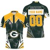 Get Festive With Personalized Funny Christmas The Grinch Green Bay Packers Nfl I Hate Morning People 3D Polo Shirt