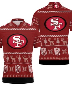 Get In The Christmas Spirit With San Francisco 49Ers Christmas 3D All Over Print Polo Shirt - Gift For Nfl Fans