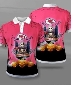 Get Ready For Halloween With This Polo Shirt For Fans Of Kc Chiefs