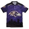 Get Thematic With Baltimore Ravens Polyester 3D All Over Print Polo Shirt