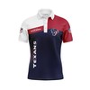 Give The Gift Of Style With Women'S Houston Texans Button Up Polo Shirt Upgrade