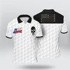 Golf Ball Skull Personalized Polo Shirt - Striking And Edgy Design With Polo Collar