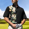 Golf Club And Ball Polo Shirt - Classic And Versatile