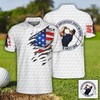 Golf Inspirational Motivation Polo Shirt - Motivational And Encouraging Design With Polo Collar