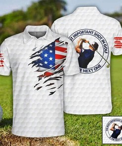 Golf Inspirational Motivation Polo Shirt - Motivational And Encouraging Design With Polo Collar