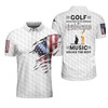 Golf Music Athleisure T-Shirt - Perfect For Golf Lovers Who Love Music