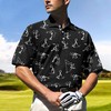 Golf Stickfigures Polo Shirt - Great Gift For Golf Enthusiasts