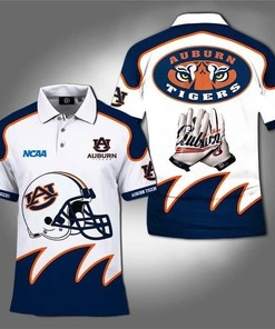 Great For Fans: Auburn Tigers Personalized 3D Polo Shirt For Football Lovers