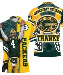 Green Bay Packers 2020 Nfc North Champions - Brett Favre Thanks Polo Shirt