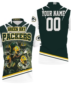 Green Bay Packers Super Bowl Championship Personalized Polo - Featuring The Best Players