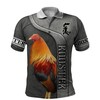 Grey Rooster Personalized Polo T-Shirt - Fan Gift