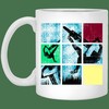 Grid Ride Mug - Perfect Valentine's Day Coffee Mug for Her with Mug Set