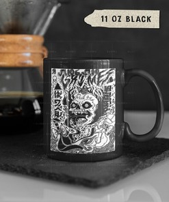Grimes Visions Retro Vintage Coffee Mug for Canadian Musician Grimms Fans: Movie Coffee Mug with Musicial Gift Ideas