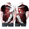 Ground Freestyle Paint Logo 3D Printed Polo Shirt For Oklahoma Sooners Fans - Unique And Trendy Gift
