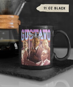 Gustavo Fring Chille Retro Coffee Mug: Mexican Mug with Los Pollos Design and Heisenberg Quotes