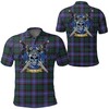 Guthrie Modern Tartan Athleisure Polo Shirt - For Fans Of Scottish Golf