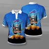 Halloween 3D Buffalo Bills Polo Collar Shirt