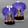 Halloween Baltimore Ravens 3D Polo Shirt - Scare Up Some Style For The Season