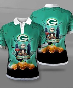 Halloween Green Bay Packers Polo Shirt - A Spooky Way To Show Team Spirit