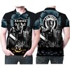 Halloween Horror 3D Las Vegas Raiders Polo T-Shirt With Polo Collar - Great Fan Gift