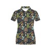 Halloween Print Design Women'S Polo Shirt - Creepy But Cute - Ideal For Halloween Lovers And Fans Of Polo Shirts