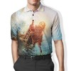 Hand Of God All Over Print Polo Shirt - Fashionable Trendy Pod 3D T-Shirt
