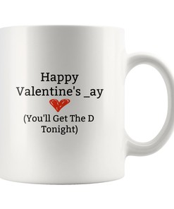 Happy Valentines Day Funny Mug Gift - Cute Couple Coffee Mug