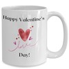 Happy Valentine's Day Love Mug Set- Valentine's Day Mug for Her and Him with Quotes and Cute Mugs