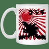 Happy Valentine's Day Mug Gift Idea: King Kaiju Double Mug Set for Couples and Friends