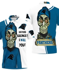 Haters I Kill You 3D Polo Shirt - Carolina Panthers Fan Gift