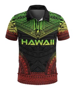 Hawaii Polynesian Tattoo Polo Shirt - Must-Have For Art Lovers