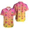 Hawaiian Flamingo Polo Shirt - Perfect For The Beach