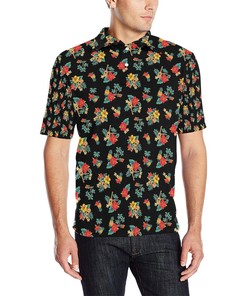 Hawaiian Flower Themed Polo Shirt - Perfect For Beach Lovers