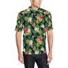 Hawaiian Flower Tropical Men Polo Shirt - Recommended For Fans
