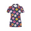 Hawaiian Flower Women'S Polo Shirt - Perfect For Flower Enthusiasts