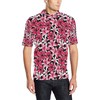 Hawaiian Pink Red Hibiscus Men'S Polo Shirt - Perfect For Relaxing Days