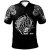 Hawaiian Shark Tattoo Polo Shirt - Recommended For Marine Life Lovers
