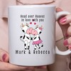 Head Over Hooves In Love With You Custom Couples Name Mug Set, Personalized Valentine Name Mug, Custom Gift