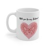Heart Encased Lobsters Ceramic Mug, Best Valentines Day Gift For Girlfriend Fiance Boyfriend